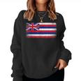 State Of Hawaii Hawaiian Flag Retro Vintage Women Women Sweatshirt