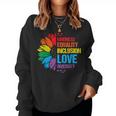 Sunflower Kindness Equality Inclusion Diversity Love Women Sweatshirt