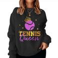 Tennis Queen Tennis Player Athletes Women's Sweatshirt Frauen