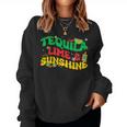 Tequila Lime Sunshine Retro Groovy Cinco De Mayo Drinking Women Sweatshirt