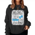 Unser Erster Muttertag Wird Bald Mama Schwangerschaft Mama Blau Sweatshirt Frauen