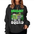 Vintage Lucky Oncology Squad Nurse St Patrick's Day Team Women Sweatshirt