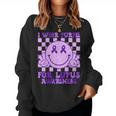I Wear Purple For Lupus Awareness Purple Lupus Women Sweatshirt