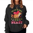 Weasel Lover You Take Up A Big Piece Of My Heart Weasel Women Sweatshirt