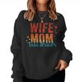 Wife Mom Taxi Driver Cute Retro Vintage Mother's Day Women Women Sweatshirt