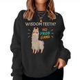 Wisdom Th No Probllama Tooth Removal Recovery Women Sweatshirt