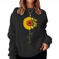 You're My Sunshine Sunflower Dinosaur T-Rex Dino Lovers Women Sweatshirt