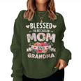 Blessed Mom Grandma For Christmas Birthday Women Sweatshirt