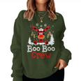 Christmas Boo Boo Crew Reindeer Nurse Buffalo Plaid Nurse Women Sweatshirt