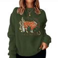 Giddy Up Jingle Horse Pick Up Your Feet Cowboy Santa Cactus Women Sweatshirt