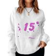 15Th Birthday Girl Endlich 15 Ich Kann Alles Sweatshirt Frauen