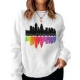 Cincinnati Ohio Lgbtq Gay Pride Rainbow For Women Women Sweatshirt