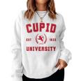 Cupid University College Valentines Day Love Red Women Sweatshirt