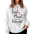 Omas Sind Wie Mamas Nur Mit Powder Sugar Oma Ist Die Beste Sweatshirt Frauen