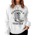 Outfit For Rodeo Western Country Cowboys And Tequila Women Sweatshirt