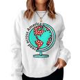 Reads Across That America Reading Lover Teacher Reader Women Sweatshirt