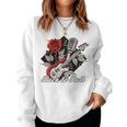 Rockabilly Rockabellaintage Rockera Rock & Roll Sin Mangas Sudadera Mujer
