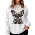 Shih Tzu Deejay Cool Dj Hundeliebhaber Shih Tzu Mama Papa Sweatshirt Frauen