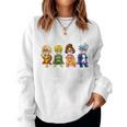 Super Hero Teacher Apparel I Teach Pre-K Superheroes Women Sweatshirt