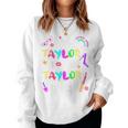 Youth I'm Taylor Doing Taylor Things Cute Girls Personalized Name Women Sweatshirt