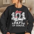 100 Days Of School Dalmatian Dog Girl 100 Days Smarter Women Sweatshirt Gifts for Her
