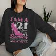 I Am A 21 Year Old Diamond 21St Birthday Women Sweatshirt Gifts for Her