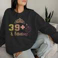 I Am 391 Middle Finger Fabulous 40Th Birthday Anniversary Women Sweatshirt Gifts for Her