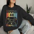 40 Años Cumpleaños Hombre Regalo Divertido Level 40 Sudadera Mujer Regalos para ella