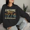 50 Geburtstag Papa Mamaintage 1974 Limitierte Auflage 50 Sweatshirt Frauen Geschenke für Sie