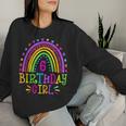 6 Year Old 6Th Birthday Girl Rainbow Women Sweatshirt Gifts for Her