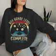 8Th Grade Level Complete Gamer Class Of 2024 Graduation Boy Women Sweatshirt Gifts for Her