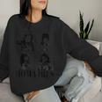 90’S Mom Vibes Vintage Cool Mom Trendy Mother's Day Women Sweatshirt Gifts for Her