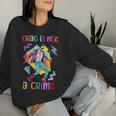 90S Retro Drag Is Not A Crime Drag King Queen Lgbtq Equality Women Sweatshirt Gifts for Her