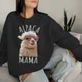 Alpaka Mama Alpaca Mutter Lama Muttertag Alpaka Wanderung Sweatshirt Frauen Geschenke für Sie