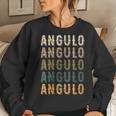 Angulo Personalized Reunion Matching Family Name Women Sweatshirt Gifts for Her