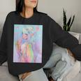 Anime Girl Pastel Kawaii Waifu Elves Girl Women Sweatshirt Gifts for Her