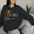 Art Teacher Definition Sudadera Mujer Regalos para ella