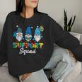 Autism Support Squad Gnomes Awareness Matching Kid Women Sweatshirt Gifts for Her