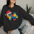 Autismus-Weihnachtsdekoration Geschenk Baum-Puzzle Mama Papa Sweatshirt Frauen Geschenke für Sie