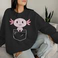 Axolotl Axolotl Pocket S Sweatshirt Frauen Geschenke für Sie