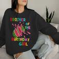 Baby Melon Brother Of The Birthday Girl Watermelon Family Women Sweatshirt Gifts for Her
