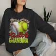 Ball Grandma Softball Grandma Baseball Grandma Women Sweatshirt Gifts for Her