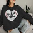 Baseball Mimi Retro Heart Baseball Grandma Mother's Day Women Sweatshirt Gifts for Her