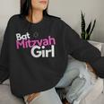 Bat Mitzvah Girl Jewish Girl Bat Mitzvah Women Sweatshirt Gifts for Her