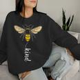 Bee Kind Bees Beekeeper Bee Beekeeping Bee Whisperer Sweatshirt Frauen Geschenke für Sie