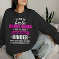 Beste Bonus Mamaonerrückten Kinder Slogan Sweatshirt Frauen Geschenke für Sie