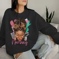 Black Melanin Nurse Black History Month Afro Hair Women Sweatshirt Gifts for Her