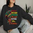 Black History Month Honoring Past Inspiring Future Kid Women Sweatshirt Gifts for Her