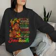 Black History Month Junenth I Am The Storm Black Women Women Sweatshirt Gifts for Her