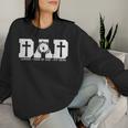 Blessed Dad Daddy Cross Christian Religious Father's Day Women Sweatshirt Gifts for Her